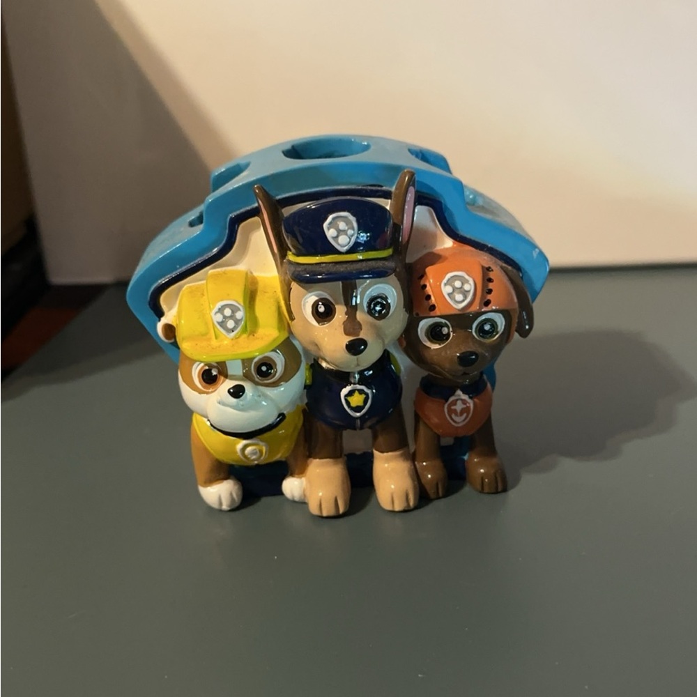 Paw patrol tooth brush holder